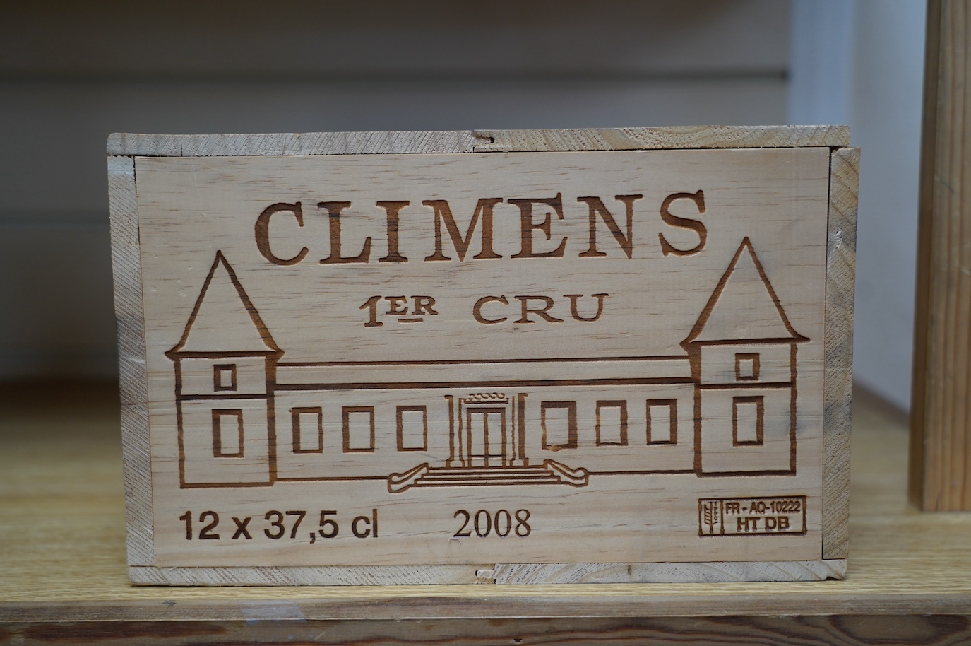 A sealed case of twelve half bottles of 2008 Chateau Climens, Sauternes, in OWC, purchased en primeur from The Wine Society. Condition - good